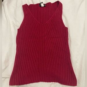 Vintage Banana Republic Red Knit Sweater Tank
